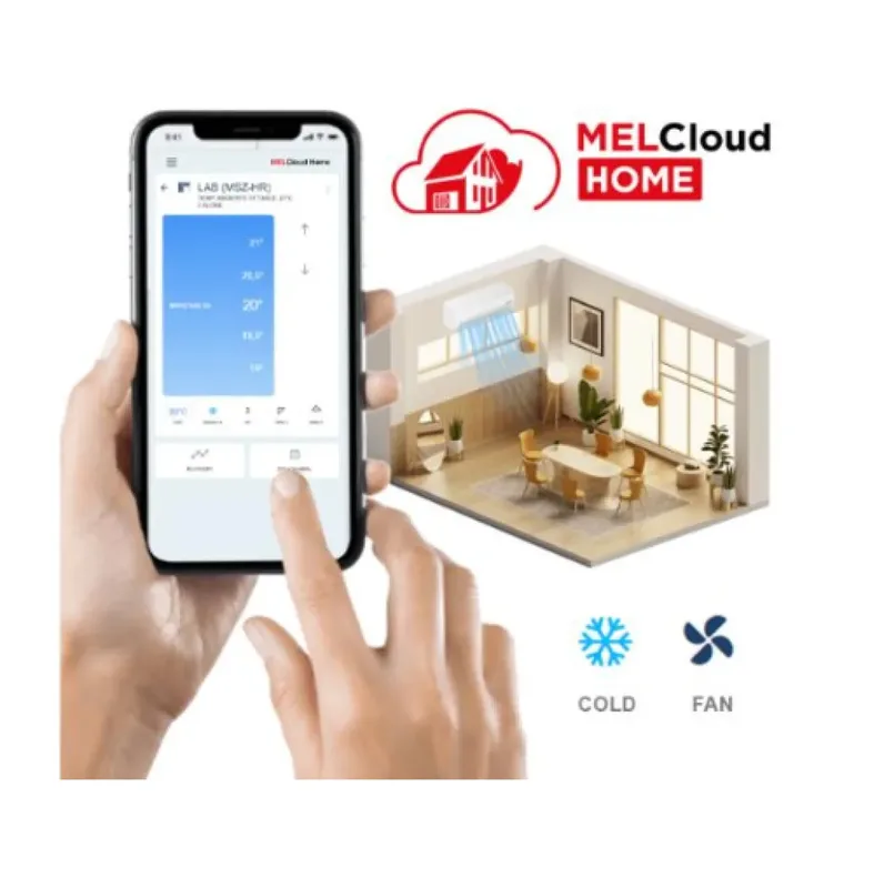 Prikaz upravljanja uređajima u aplikaciji MELCloud Home